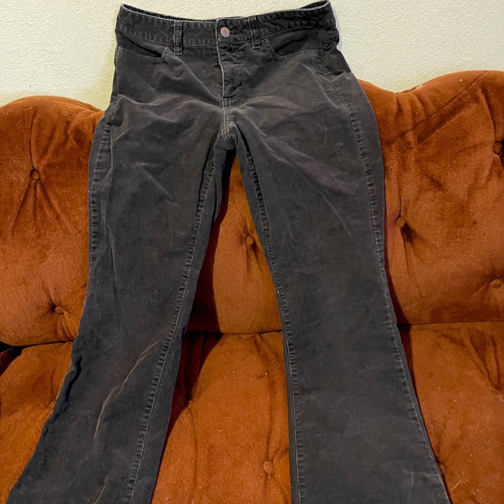 Talbots Petite Black Corduroy Jeans